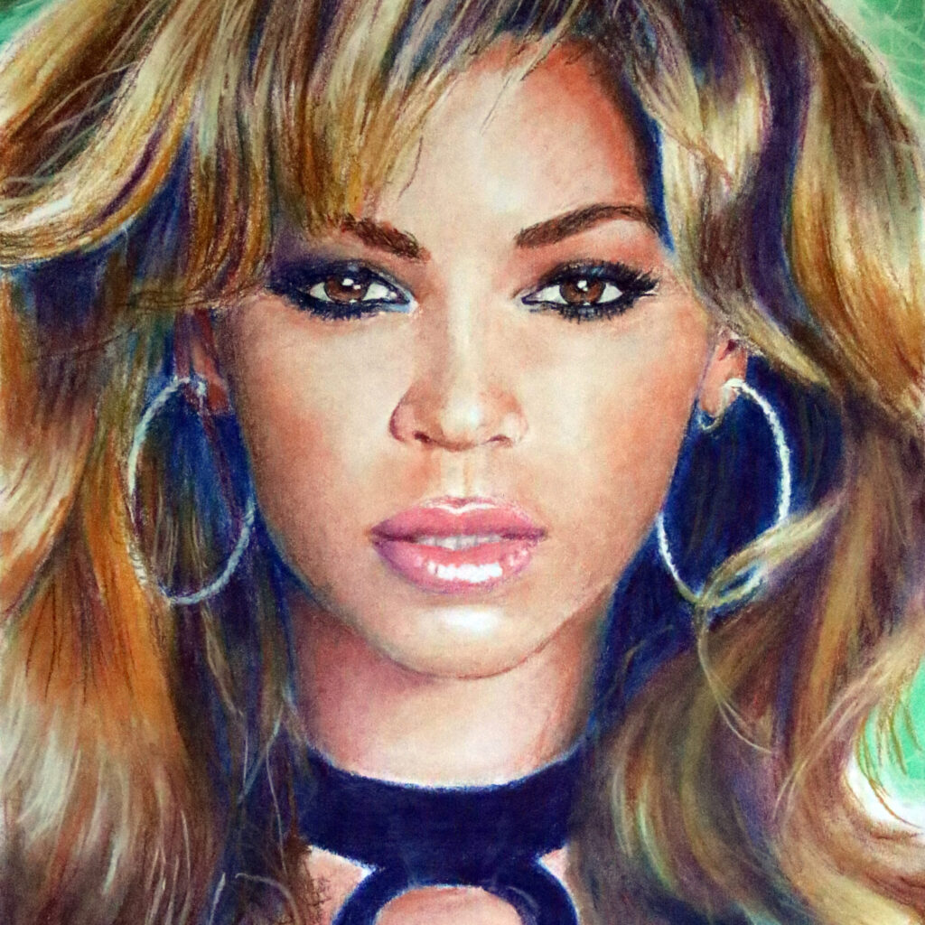 Portrait of Beyonce Knowles by Dane Ikin