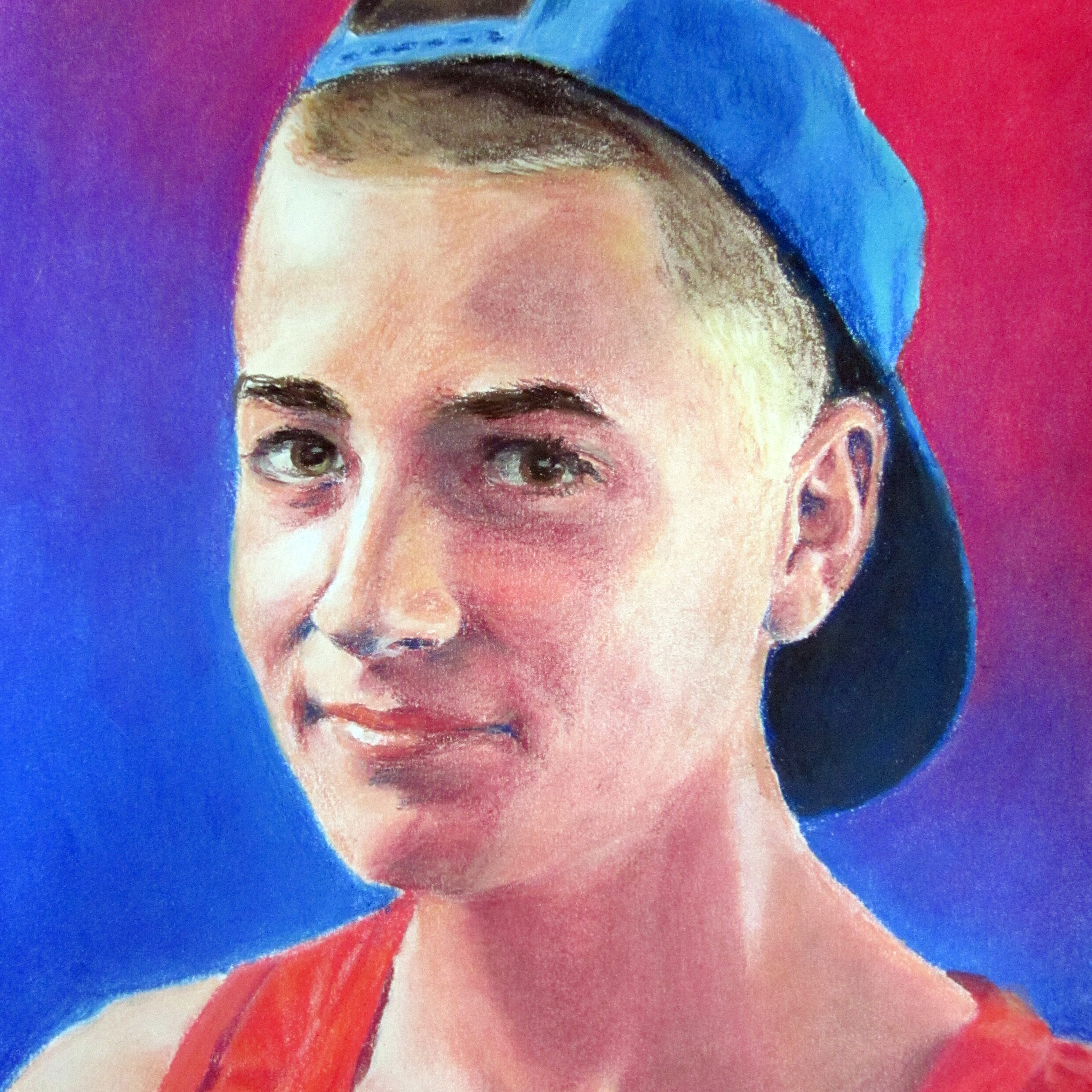 Commissioned portrait of a teenager by Dane Ikin