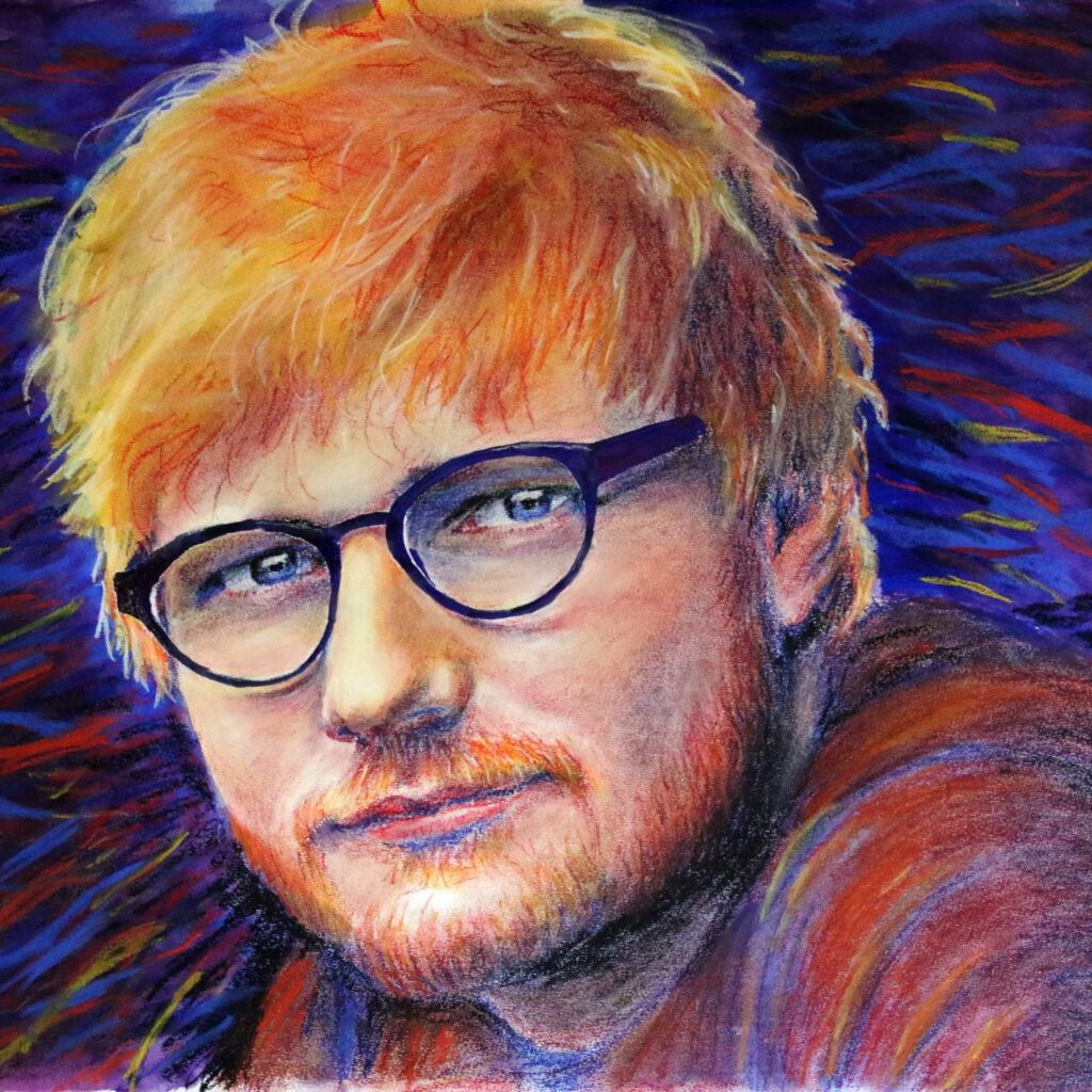 Portrait of Ed Sheeran by Dane Ikin