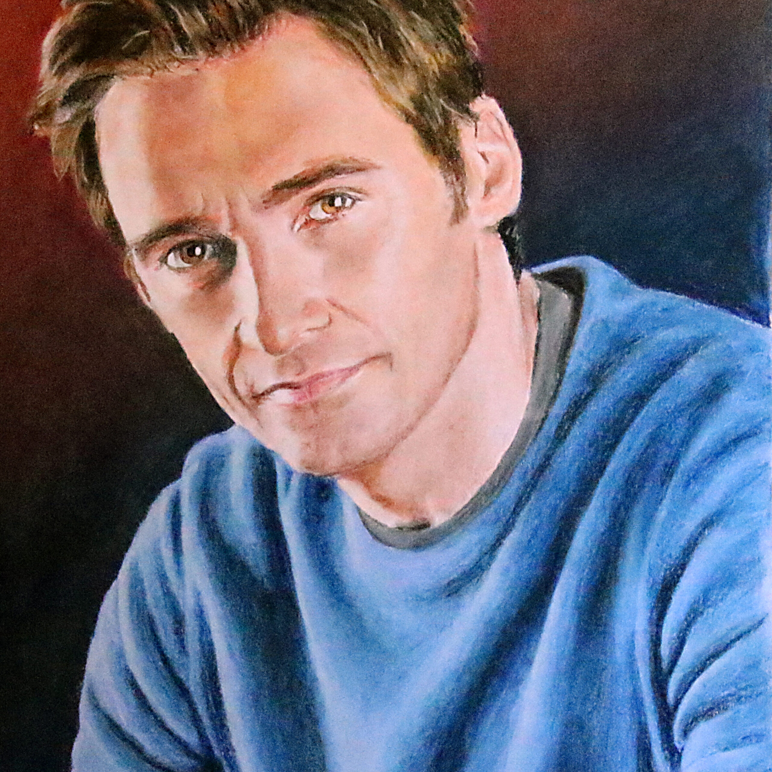 Portrait of Hugh Jackman by Dane Ikin