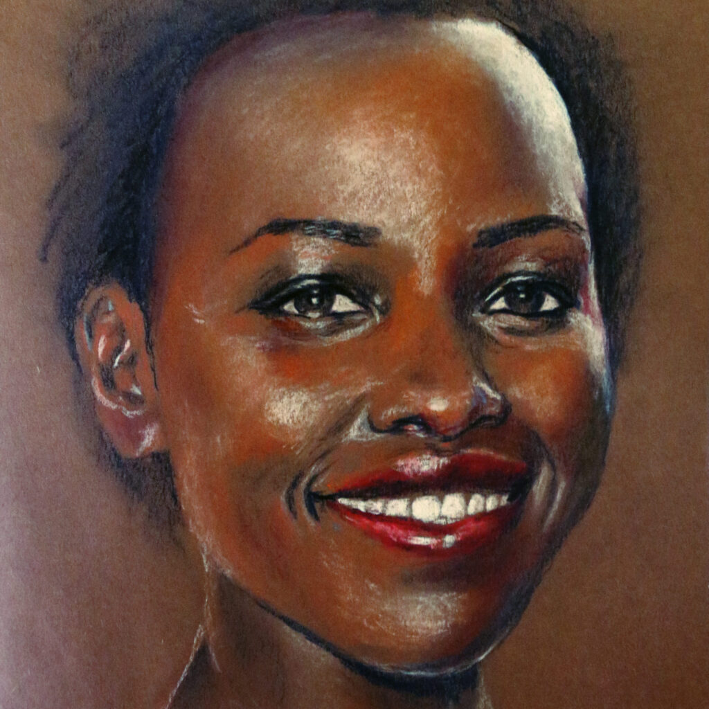 Portrait of Lupita Nyong'o by Dane Ikin