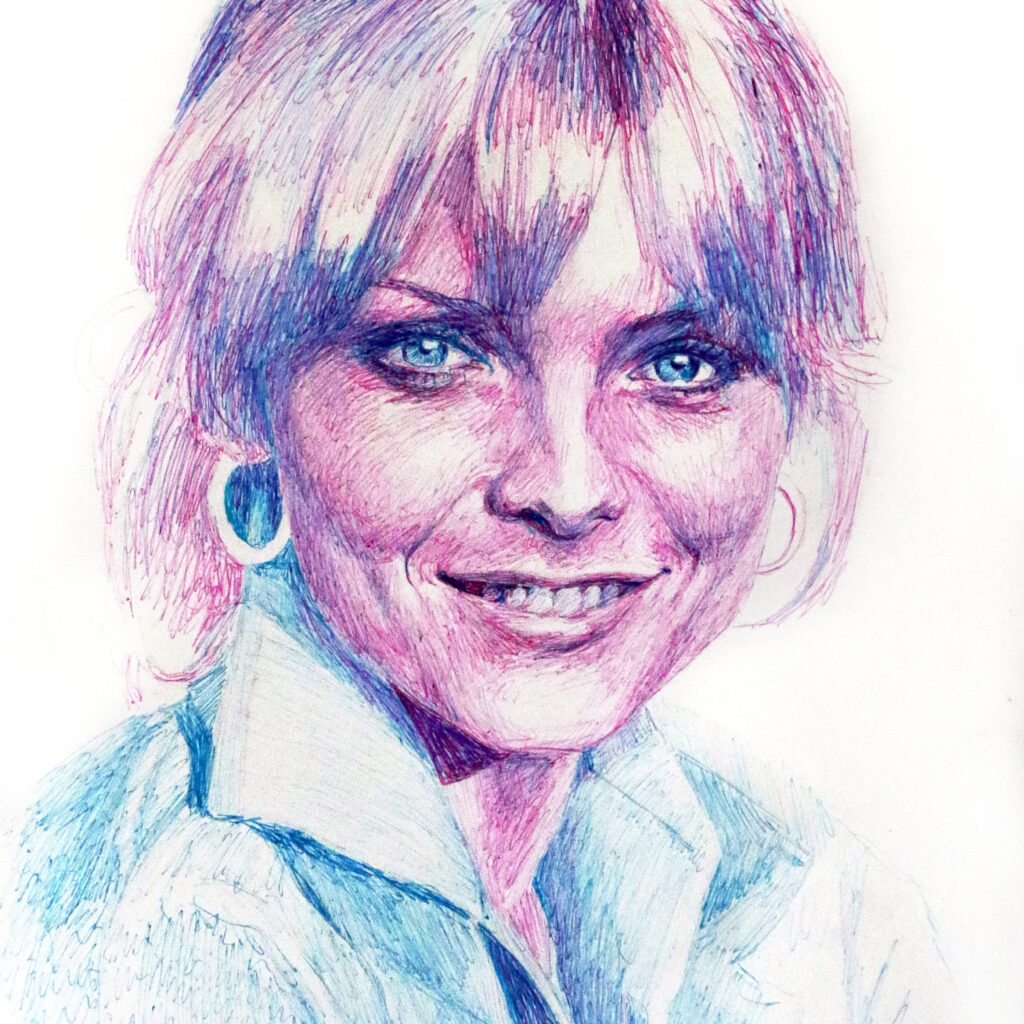 Portrait of Michelle Pfeiffer by Dane Ikin