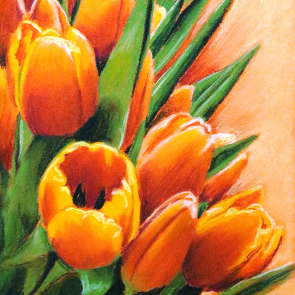 Picture of orange tulips by Dane Ikin